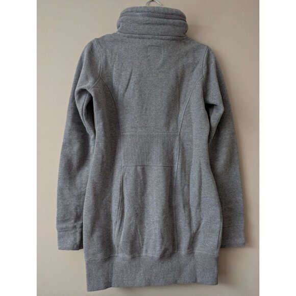 Triple Five Soul Women’s Extra Long Full Zip Hoodie Jacket Skater Logo Size M/L - Picture 2 of 7